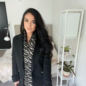 Zebra Knit Scarf